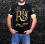 “El Rey” – Gold with Black Shirt